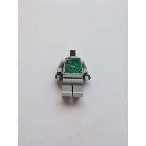 Vintage LEGO Star Wars Boba Fett Torso Legs Body Only sw0002 Classic Gray 2000